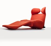 Wink Sessel mit dem Grundbezug aus INDOORSTOFF in der Farbe ORANGE