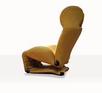 Wink Sessel mit Grundbezug aus dem INDOORSTOFF in der Farbe YELLOW